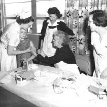 Dr. Florence Browne Administers Salk Anti-Polio Vaccine to Diane P. Hicks